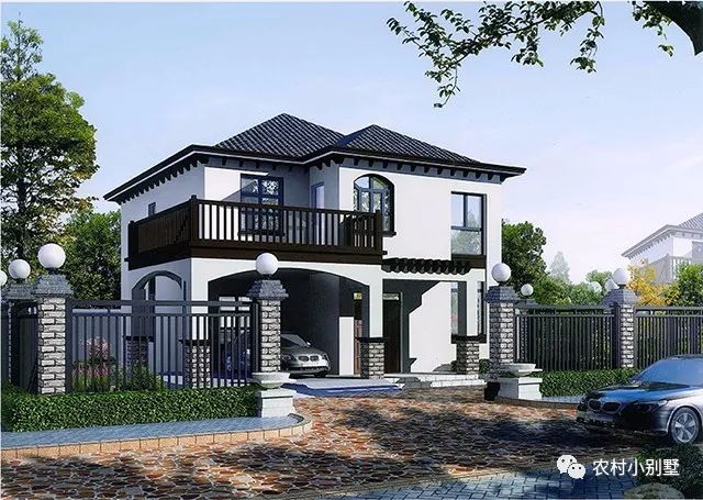 11.3X13.6米農(nóng)村小別墅，帶開放式車庫，18萬的造價(jià)真沒誰了