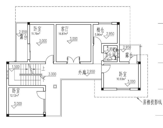 150平坡屋頂農(nóng)村自建房設(shè)計(jì)圖，磚混結(jié)構(gòu)，外觀很不錯