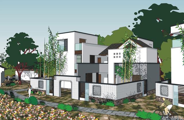 150平坡屋頂農(nóng)村自建房設(shè)計(jì)圖，磚混結(jié)構(gòu)，外觀很不錯