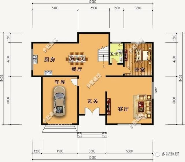 清新的空氣搭配上個性化的農(nóng)村自建房設計圖，寬敞又大方