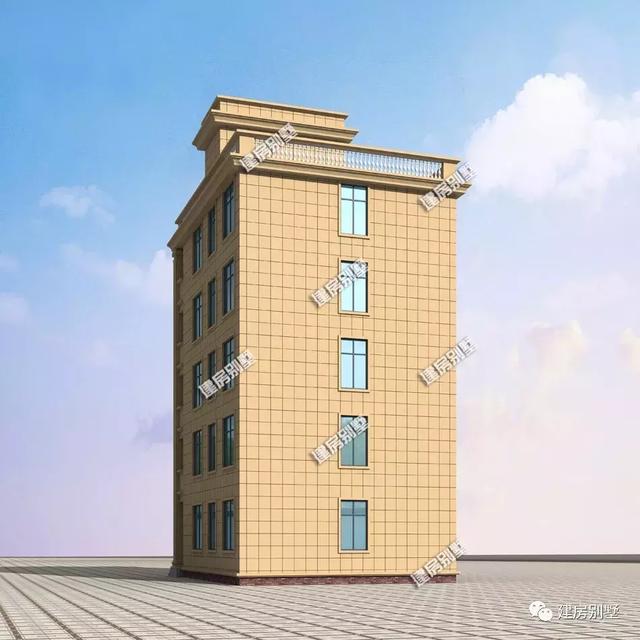 小面寬+平屋頂設(shè)計(jì)的五層別墅設(shè)計(jì)圖，這樣的自建房真正做到了美觀和實(shí)用