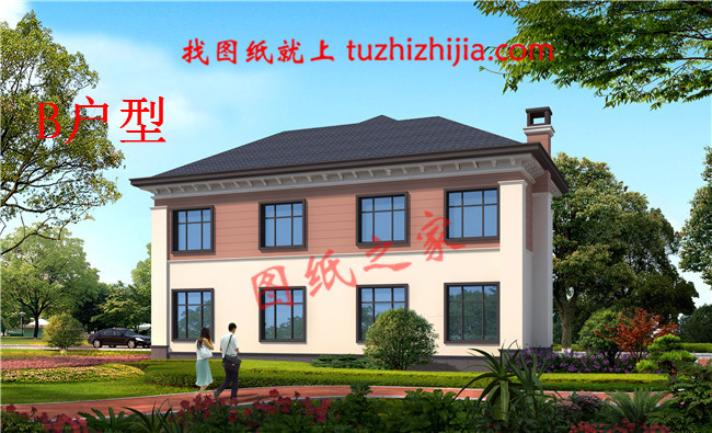 漂亮的二層中式別墅，配色非常的溫馨淡雅