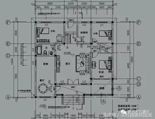 6款小戶型別墅設(shè)計圖，戶型好，布局贊