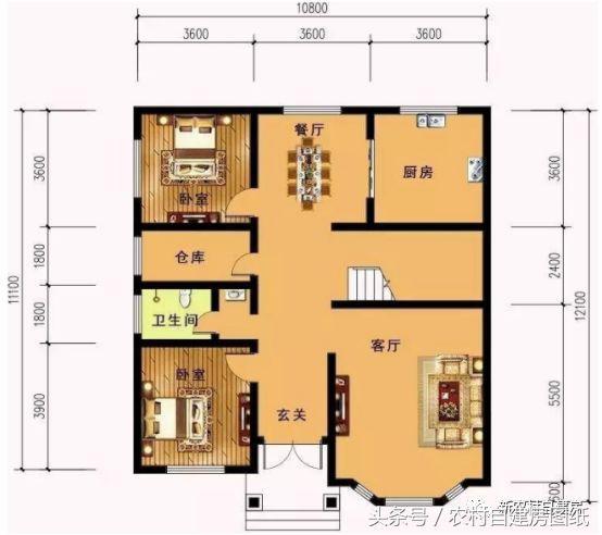6款小戶型別墅設(shè)計圖，戶型好，布局贊