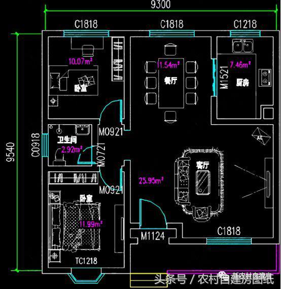 6款小戶型別墅設(shè)計圖，戶型好，布局贊