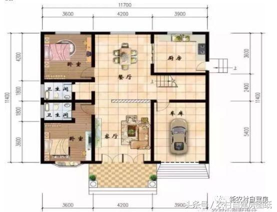 6款小戶型別墅設(shè)計圖，戶型好，布局贊