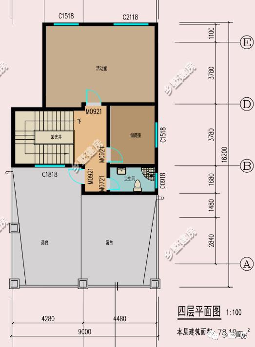 現(xiàn)代風別墅設(shè)計圖，簡約時尚，可商住兩用