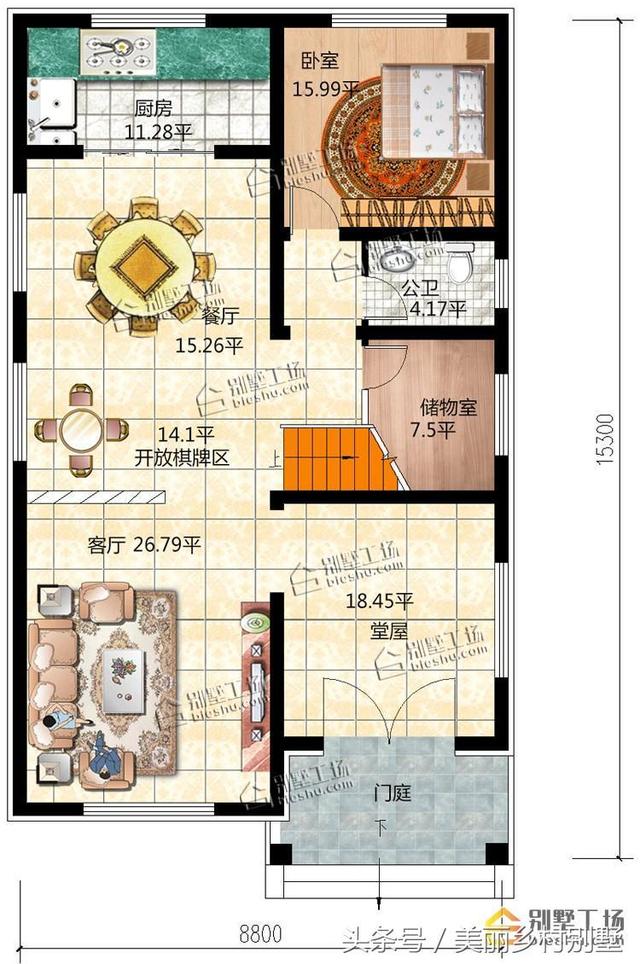 35萬農(nóng)村三層自建房設(shè)計圖，外觀新穎別墅，布局好，建成氣派倍有面