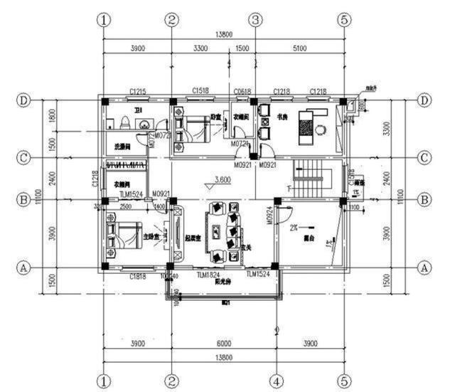 農(nóng)村二層自建房設(shè)計(jì)圖，時(shí)尚經(jīng)典，適合農(nóng)村自建