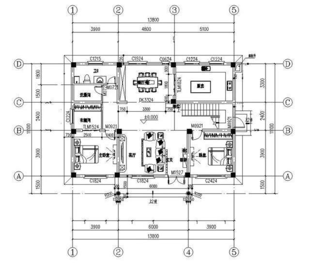 農(nóng)村二層自建房設(shè)計(jì)圖，時(shí)尚經(jīng)典，適合農(nóng)村自建