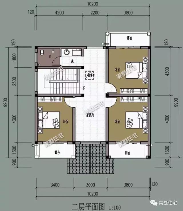 6套符合宅基地審批的農(nóng)村別墅設(shè)計(jì)圖，占地不超120平，整體大方精致