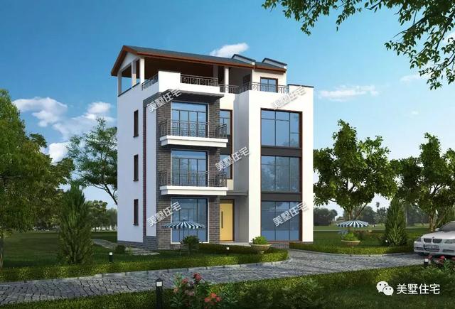 6套符合宅基地審批的農(nóng)村別墅設(shè)計(jì)圖，占地不超120平，整體大方精致