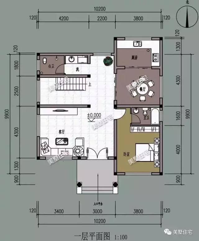 6套符合宅基地審批的農(nóng)村別墅設(shè)計(jì)圖，占地不超120平，整體大方精致