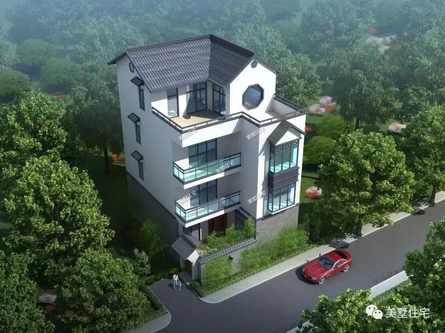 6套符合宅基地審批的農(nóng)村別墅設(shè)計(jì)圖，占地不超120平，整體大方精致