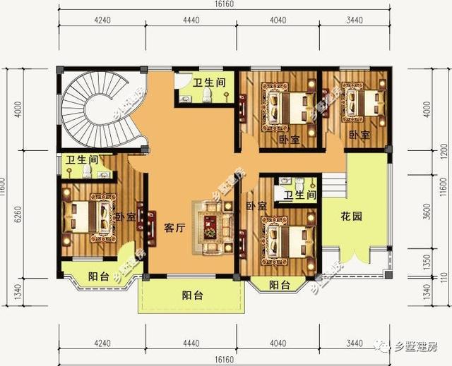 2款新式農村別墅設計圖，設計新穎，精致實用