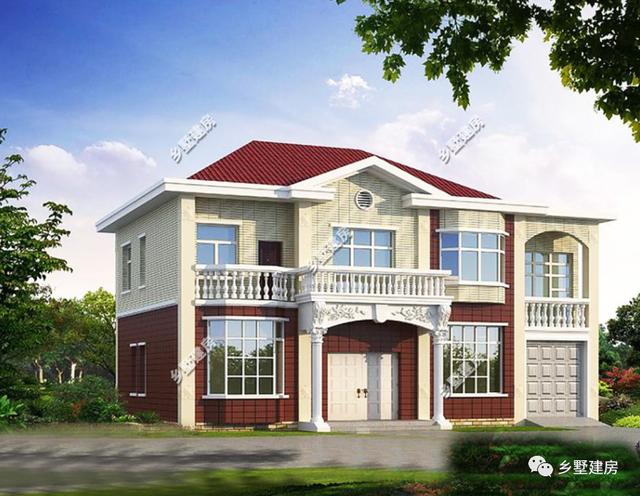 2款新式農村別墅設計圖，設計新穎，精致實用