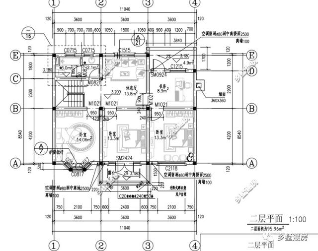 2款新式農村別墅設計圖，設計新穎，精致實用