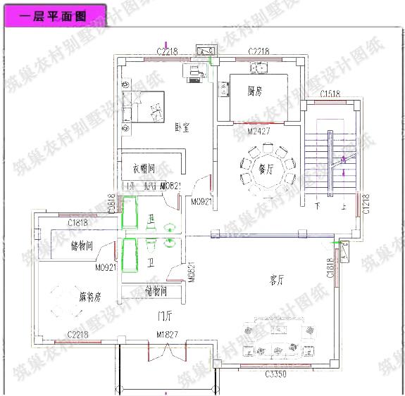 房屋建成實拍展示：30萬2廳5臥三層農(nóng)村別墅設計施工圖，外觀造型豪華大氣
