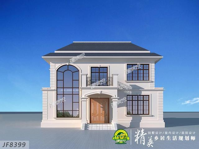 這款二層中式別墅設計，占地160多平，外型極美，帶來大大的生活享受