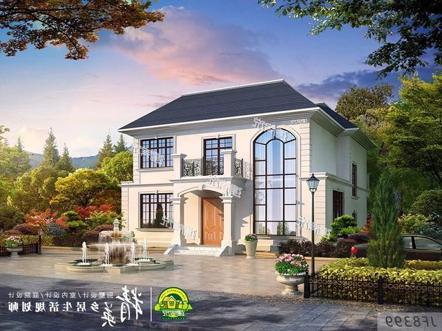 這款二層中式別墅設計，占地160多平，外型極美，帶來大大的生活享受