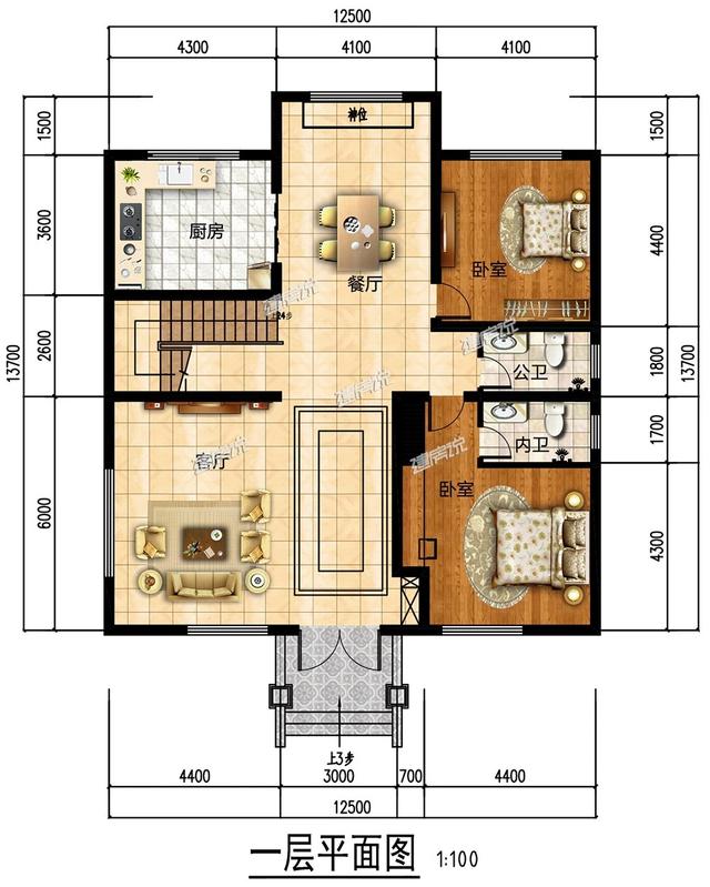 這款二層中式別墅設計，占地160多平，外型極美，帶來大大的生活享受