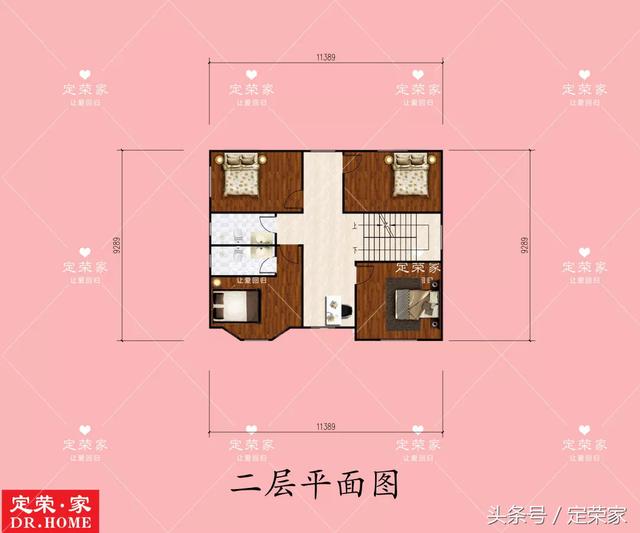 經(jīng)典二層別墅設(shè)計圖，外觀大氣，給人以最舒適的居住環(huán)境