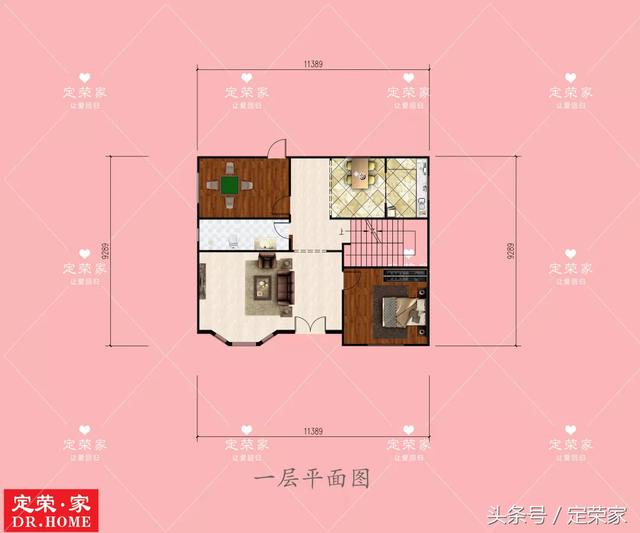 經(jīng)典二層別墅設(shè)計圖，外觀大氣，給人以最舒適的居住環(huán)境