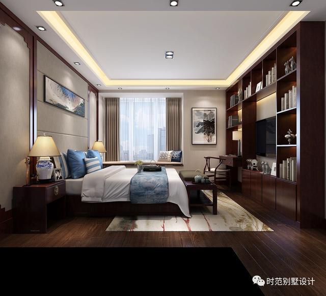 11x11米小戶型三層新中式農(nóng)村別墅設計圖，布局合理實用，適合農(nóng)村自建