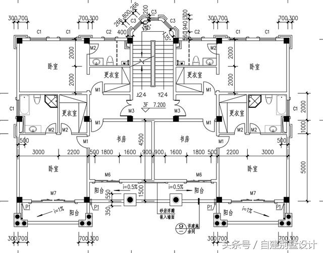 總占地面積350平米的四層歐式別墅設(shè)計(jì)圖，帶地下室酒窖，豪華大氣。