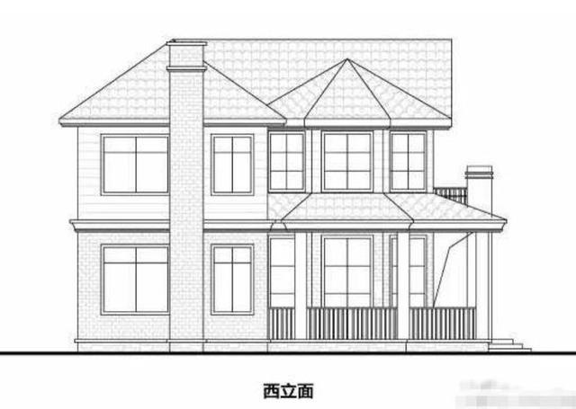 占地帶堂屋等傳統(tǒng)功能的二層別墅設計圖，建成這么實用的房子，鄰居看后肯定會眼紅的。
