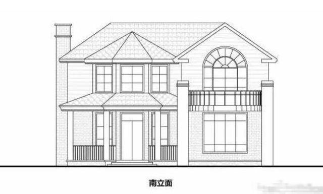 占地帶堂屋等傳統(tǒng)功能的二層別墅設計圖，建成這么實用的房子，鄰居看后肯定會眼紅的。