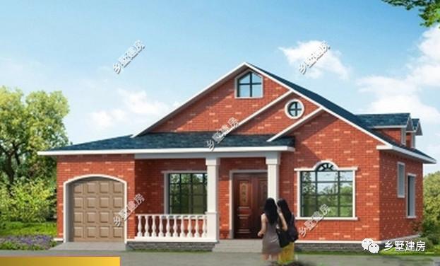 兩棟一層別墅設計圖，帶車庫，造價12萬，你心動嗎？