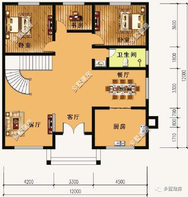 兩棟實(shí)力款三層別墅設(shè)計(jì)圖，隨便建哪一棟，輕松抱得美人歸。