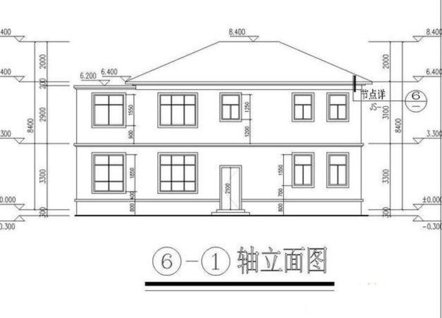 占地120平米的二層簡潔小洋樓，6間臥室加書房，造價(jià)25萬。