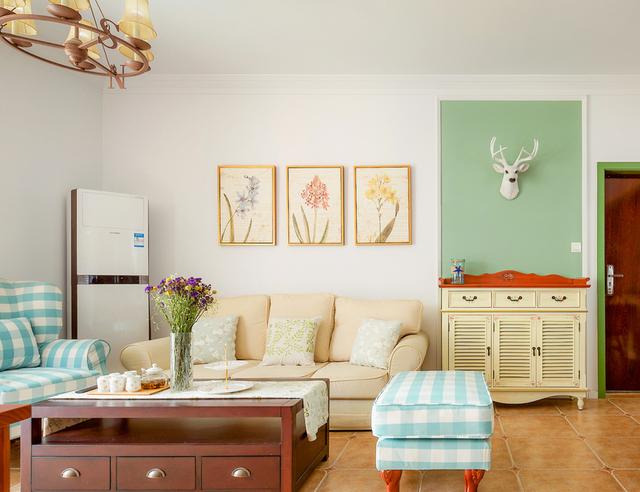 90平的新房子美式裝修，青春活力喜歡生機勃勃，特別喜歡。