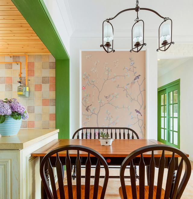 90平的新房子美式裝修，青春活力喜歡生機勃勃，特別喜歡。