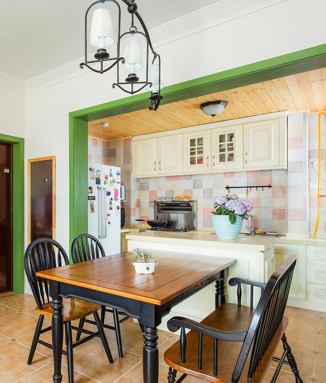 90平的新房子美式裝修，青春活力喜歡生機勃勃，特別喜歡。