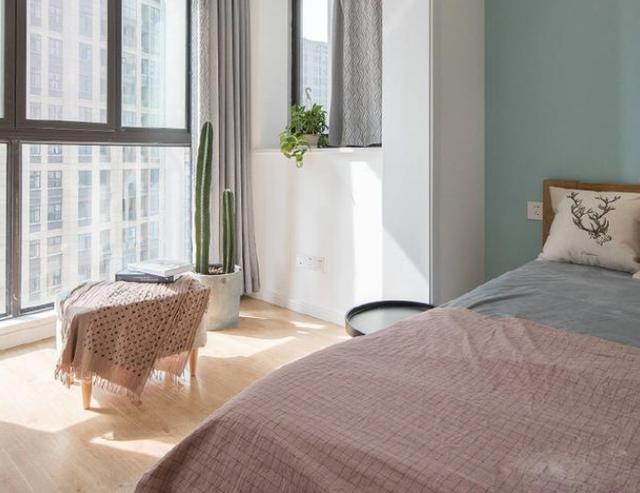 新房100平簡歐風格裝修完成，簡單大方，臥室溫馨舒適，太美了。