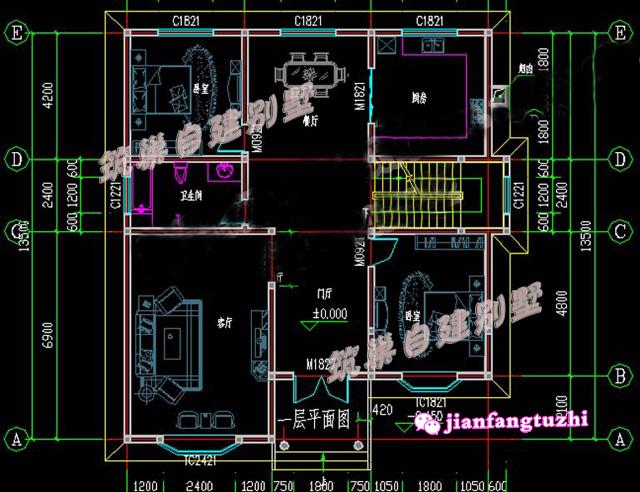 二層農(nóng)村自建房，外觀典雅大氣，空間規(guī)劃合理，很適合農(nóng)村建的一款。