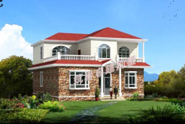 二層農(nóng)村自建房，外觀典雅大氣，空間規(guī)劃合理，很適合農(nóng)村建的一款。