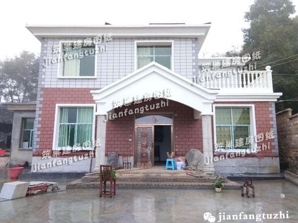 占地面積100㎡的農(nóng)村二層別墅設(shè)計(jì)圖，外觀大氣，簡單實(shí)用，主體參考造價(jià)20萬