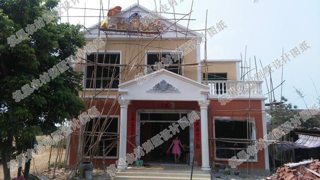 占地面積100㎡的農(nóng)村二層別墅設(shè)計(jì)圖，外觀大氣，簡單實(shí)用，主體參考造價(jià)20萬