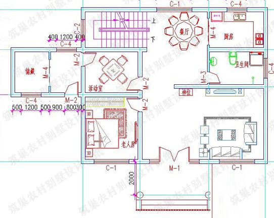 占地面積100㎡的農(nóng)村二層別墅設(shè)計(jì)圖，外觀大氣，簡單實(shí)用，主體參考造價(jià)20萬