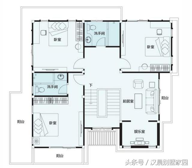 兩棟農村現(xiàn)代別墅設計圖，“90后”建房的最愛！
