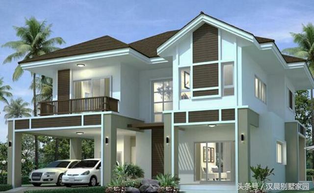 兩棟農村現(xiàn)代別墅設計圖，“90后”建房的最愛！