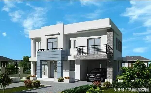 兩棟農村現(xiàn)代別墅設計圖，“90后”建房的最愛！