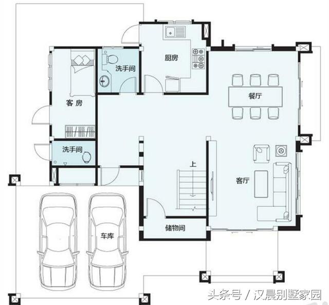 兩棟農村現(xiàn)代別墅設計圖，“90后”建房的最愛！