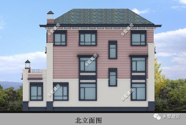 16x14米三層別墅設(shè)計(jì)圖，帶院子+花園，造價(jià)52萬(wàn)左右，你覺(jué)得值嗎？