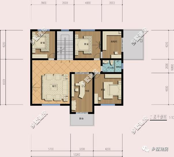 16x14米三層別墅設(shè)計(jì)圖，帶院子+花園，造價(jià)52萬(wàn)左右，你覺(jué)得值嗎？