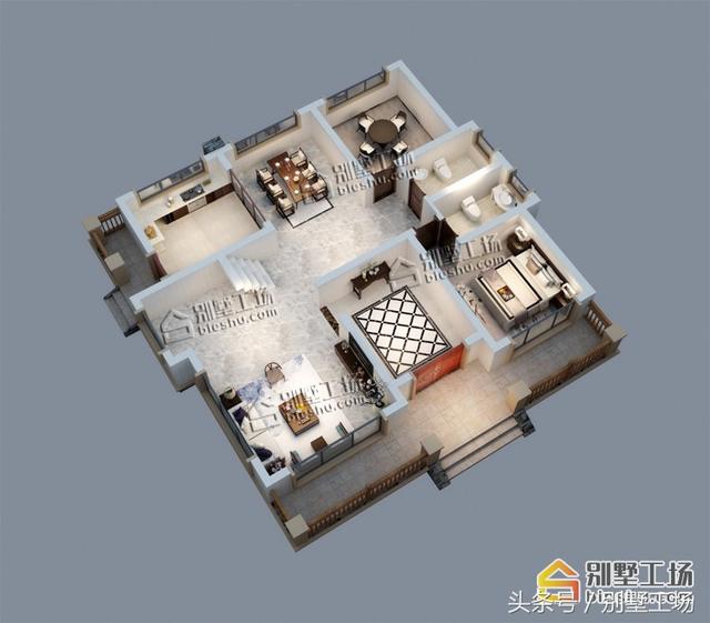 12.6x12.2二層簡(jiǎn)歐小別墅設(shè)計(jì)圖，造價(jià)30萬(wàn)以內(nèi)。